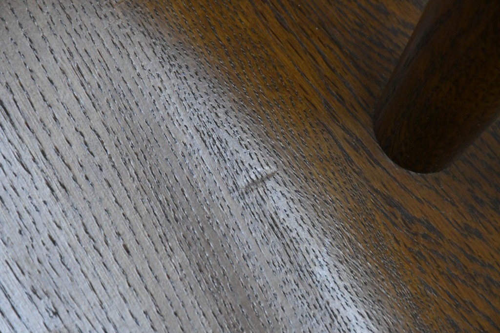 中古　美品　柏木工(KASHIWA、かしわ)　楢(ナラ)材　木の温もりあふれるキャプテンチェア2脚セット　(R-086743)