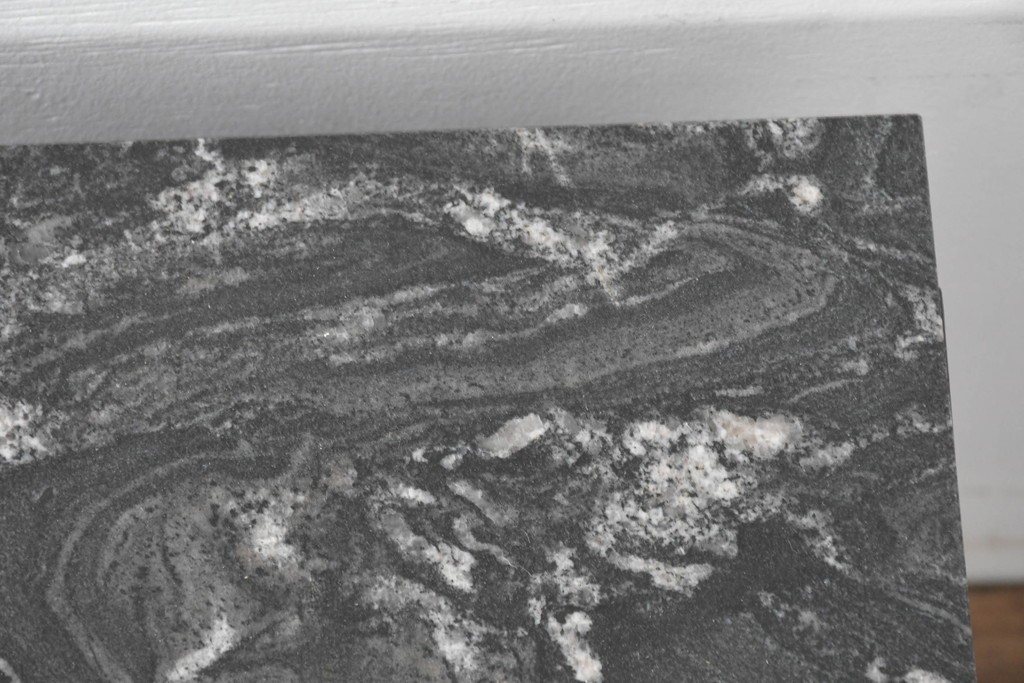 中古　国産特注品　天板(大理石)　重厚な天板が目を引くテレビボード　製作費約60万円　(R-086744)