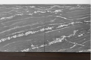 中古　国産特注品　天板(大理石)　重厚な天板が目を引くテレビボード　製作費約60万円　(R-086744)