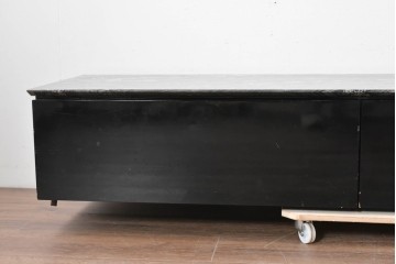 中古　国産特注品　天板(大理石)　重厚な天板が目を引くテレビボード　製作費約60万円　(R-086744)