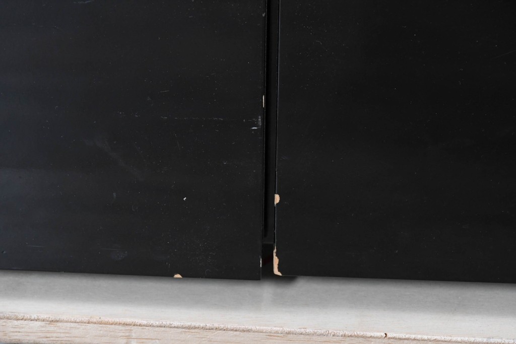 中古　国産特注品　天板(大理石)　重厚な天板が目を引くテレビボード　製作費約60万円　(R-086744)