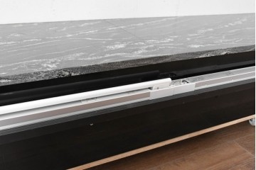 中古　国産特注品　天板(大理石)　重厚な天板が目を引くテレビボード　製作費約60万円　(R-086744)