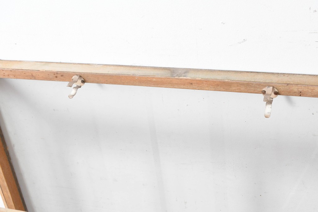 和製ヴィンテージ　広いガラス面でディスプレイが映えるガラスショーケース　(R-086751)