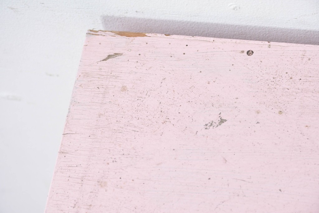 《ペイント仕上げ限定》　和製ヴィンテージ　小振りな15マス収納のシンプルなマス目棚　(R-086753)