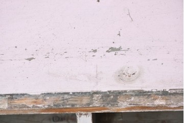 《ペイント仕上げ限定》　和製ヴィンテージ　小振りな15マス収納のシンプルなマス目棚　(R-086753)