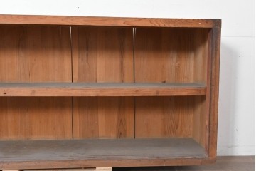 和製アンティーク　木味を楽しめる素朴なオープンラック　(R-086757)