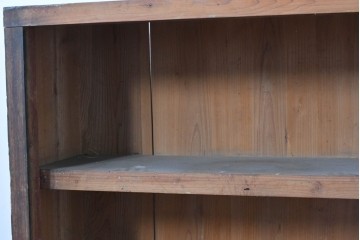 和製アンティーク　木味を楽しめる素朴なオープンラック　(R-086757)