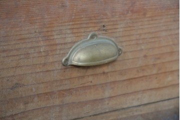 和製アンティーク　木味の素朴な引き出し付きオープンラック　(R-086758)