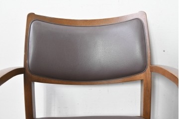 中古　シラカワ(Shirakawa)　ナラ材　S-281　流れるような曲線が上品なアームチェア2脚セット　定価(2脚合計)約15万円　(R-086759)