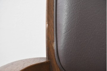 中古　シラカワ(Shirakawa)　ナラ材　S-281　流れるような曲線が上品なアームチェア2脚セット　定価(2脚合計)約15万円　(R-086759)