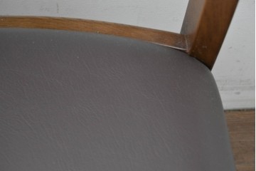 中古　シラカワ(Shirakawa)　ナラ材　S-281　流れるような曲線が上品なアームチェア2脚セット　定価(2脚合計)約15万円　(R-086759)