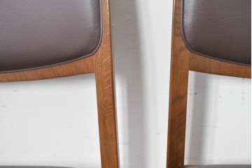 中古　シラカワ(Shirakawa)　ナラ材　S-280　シンプルで上品なダイニングチェア4脚セット　定価(4脚合計)約22万円　(R-086760)