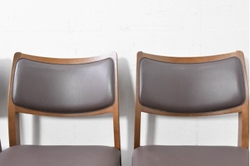 中古　シラカワ(Shirakawa)　ナラ材　S-280　シンプルで上品なダイニングチェア4脚セット　定価(4脚合計)約22万円　(R-086760)