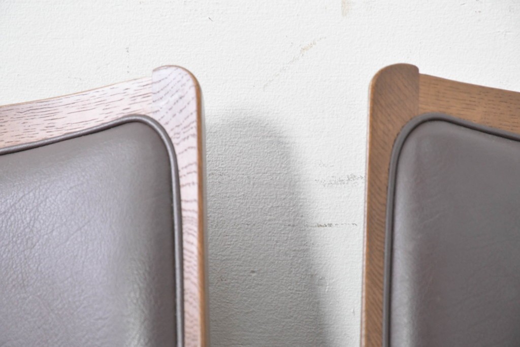 中古　シラカワ(Shirakawa)　ナラ材　S-280　シンプルで上品なダイニングチェア4脚セット　定価(4脚合計)約22万円　(R-086760)