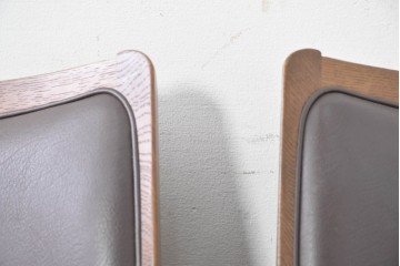 中古　シラカワ(Shirakawa)　ナラ材　S-280　シンプルで上品なダイニングチェア4脚セット　定価(4脚合計)約22万円　(R-086760)