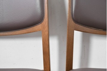 中古　シラカワ(Shirakawa)　ナラ材　S-280　シンプルで上品なダイニングチェア4脚セット　定価(4脚合計)約22万円　(R-086760)