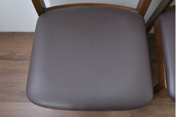 中古　シラカワ(Shirakawa)　ナラ材　S-280　シンプルで上品なダイニングチェア4脚セット　定価(4脚合計)約22万円　(R-086760)