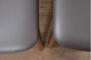 中古　シラカワ(Shirakawa)　ナラ材　S-280　シンプルで上品なダイニングチェア4脚セット　定価(4脚合計)約22万円　(R-086760)