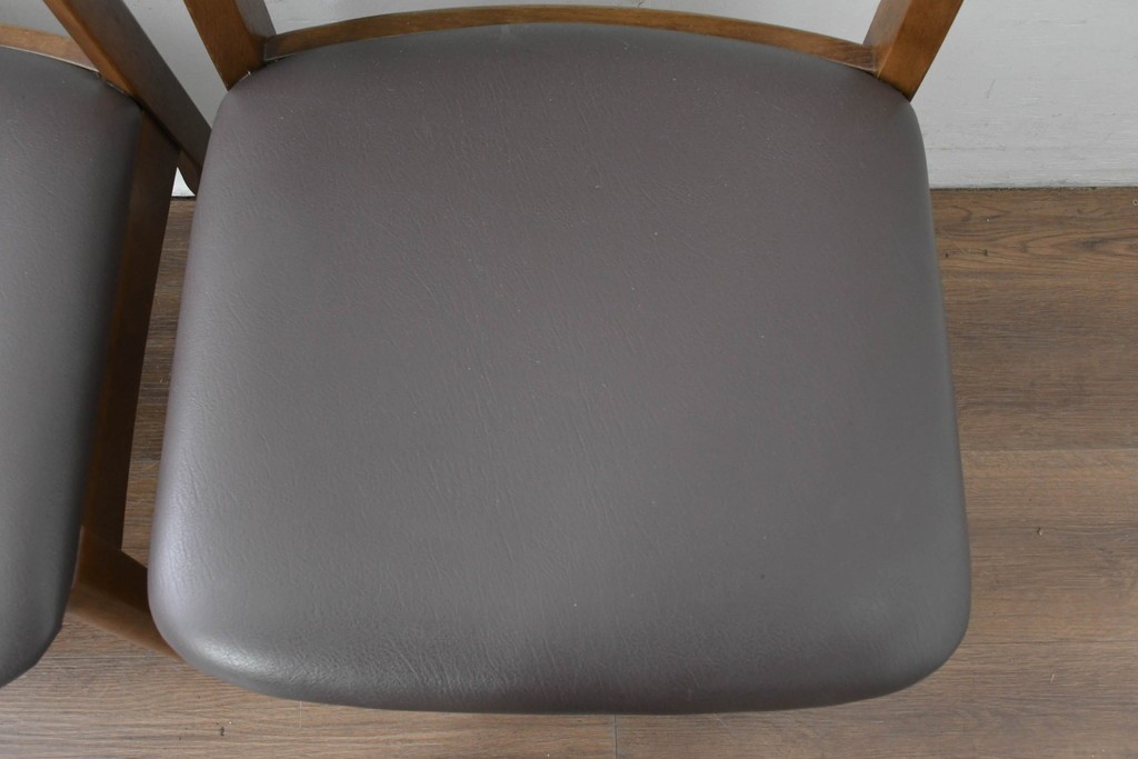 中古　シラカワ(Shirakawa)　ナラ材　S-280　シンプルで上品なダイニングチェア4脚セット　定価(4脚合計)約22万円　(R-086760)