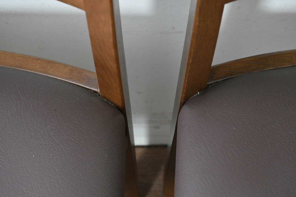 中古　シラカワ(Shirakawa)　ナラ材　S-280　シンプルで上品なダイニングチェア4脚セット　定価(4脚合計)約22万円　(R-086760)