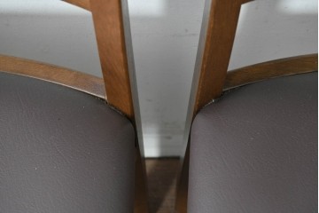 中古　シラカワ(Shirakawa)　ナラ材　S-280　シンプルで上品なダイニングチェア4脚セット　定価(4脚合計)約22万円　(R-086760)