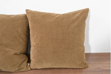 中古　TRUCK　フェザー入りコーデュロイクッション5個セット　(R-086761)