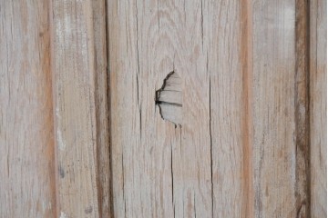 アンティーク建具　昭和初期から中期　彩光ガラス入りの木製引き戸2枚セット　(R-086767)