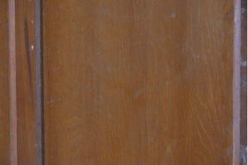 アンティーク建具　昭和初期から中期　彩光ガラス入りの木製引き戸2枚セット　(R-086769)