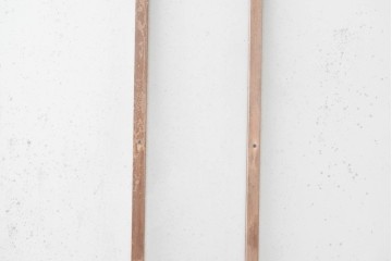 アンティーク建具　昭和中期　木味を活かした素朴な佇まいのガラス戸1枚　(R-086771)