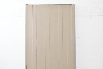 アンティーク建具　昭和初期　ペンキ仕上げがレトロな背の高い引き戸1枚　(R-086772)