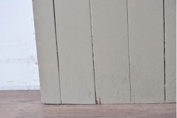 アンティーク建具　昭和初期　ペンキ仕上げがレトロな背の高い引き戸1枚　(R-086772)