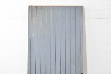 アンティーク建具　昭和初期　シャビーなペンキ仕上げの背の高い引き戸1枚　(R-086774)