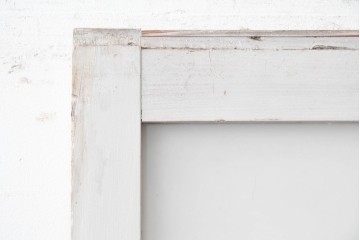 アンティーク建具　昭和初期から中期　ツートンカラー　彩光ガラス入りの引き戸1枚　(R-086776)