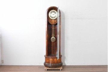 中古　イタリア製　Diamantini&Domeniconi(ディアマンティーニ・ドメニコーニ)　花意匠の象嵌が印象的なホールクロック　定価約150万円　(R-086782)