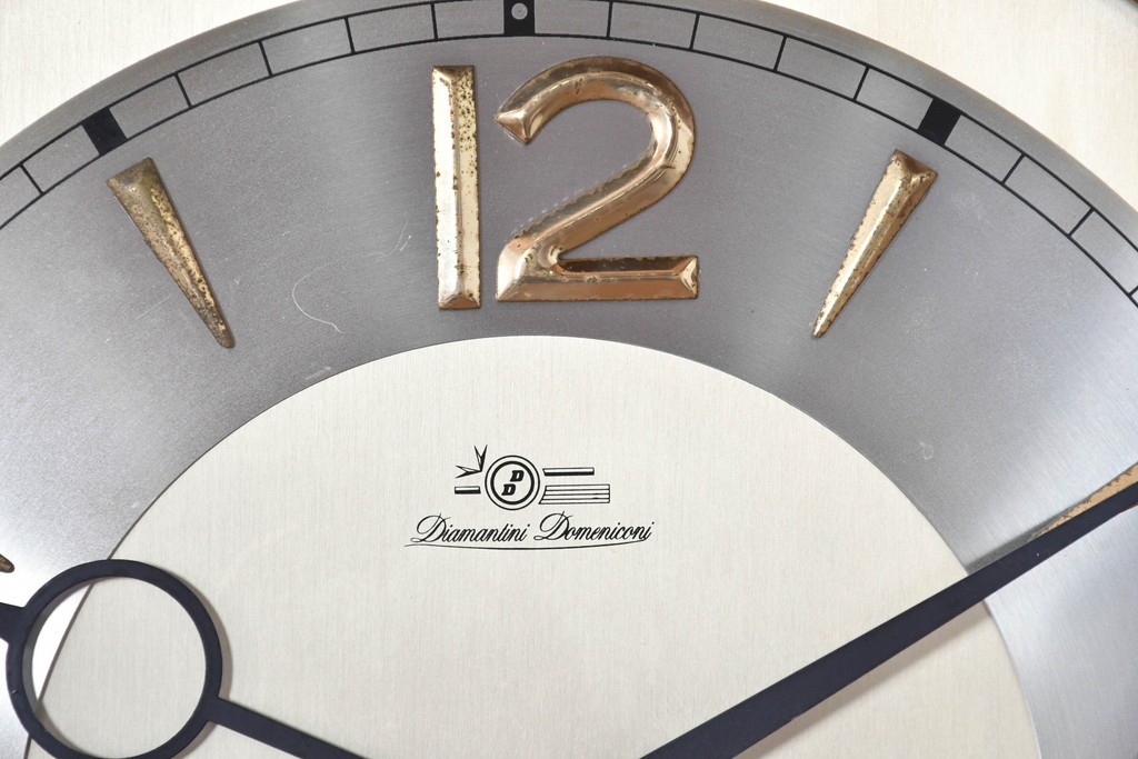 中古　イタリア製　Diamantini&Domeniconi(ディアマンティーニ・ドメニコーニ)　花意匠の象嵌が印象的なホールクロック　定価約150万円　(R-086782)