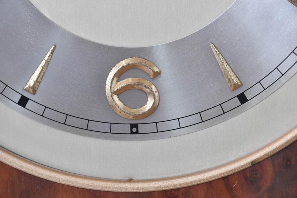 中古　イタリア製　Diamantini&Domeniconi(ディアマンティーニ・ドメニコーニ)　花意匠の象嵌が印象的なホールクロック　定価約150万円　(R-086782)