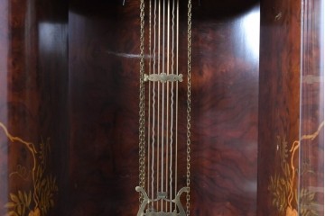 中古　イタリア製　Diamantini&Domeniconi(ディアマンティーニ・ドメニコーニ)　花意匠の象嵌が印象的なホールクロック　定価約150万円　(R-086782)