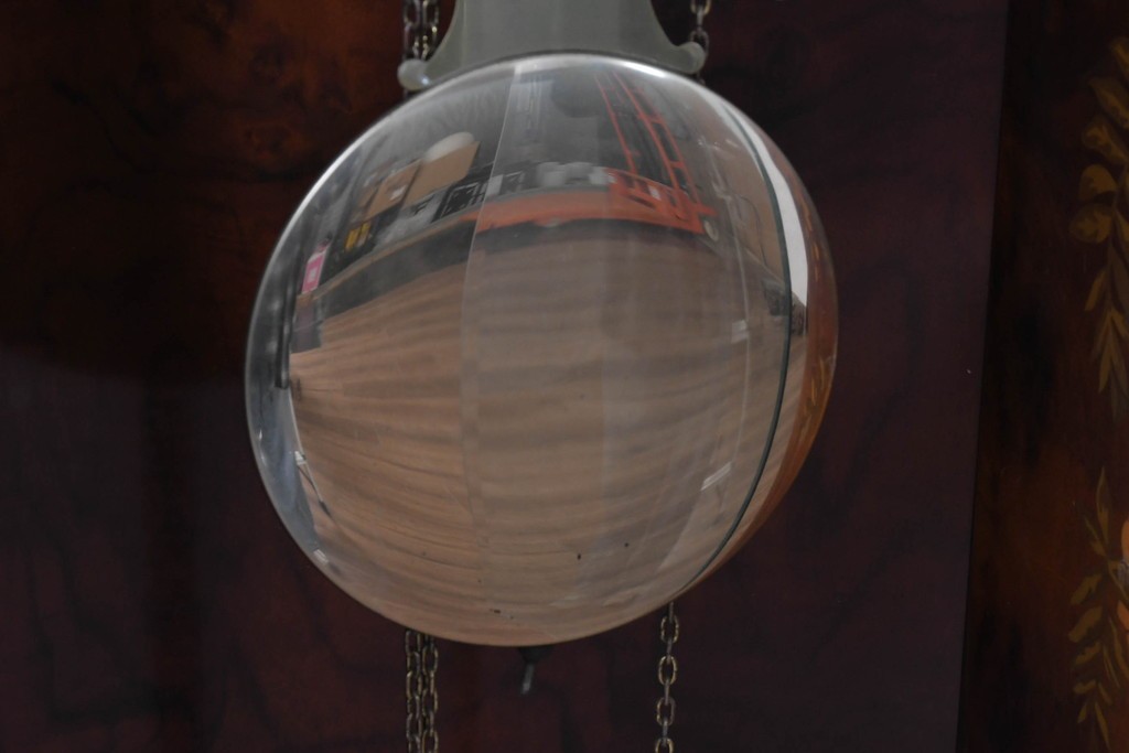 中古　イタリア製　Diamantini&Domeniconi(ディアマンティーニ・ドメニコーニ)　花意匠の象嵌が印象的なホールクロック　定価約150万円　(R-086782)