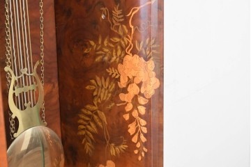 中古　イタリア製　Diamantini&Domeniconi(ディアマンティーニ・ドメニコーニ)　花意匠の象嵌が印象的なホールクロック　定価約150万円　(R-086782)