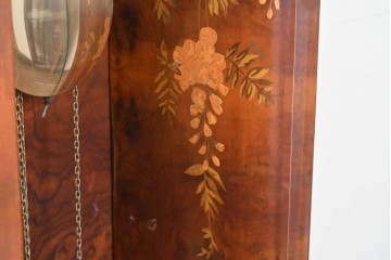 中古　イタリア製　Diamantini&Domeniconi(ディアマンティーニ・ドメニコーニ)　花意匠の象嵌が印象的なホールクロック　定価約150万円　(R-086782)