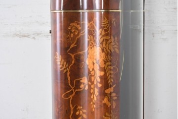 中古　イタリア製　Diamantini&Domeniconi(ディアマンティーニ・ドメニコーニ)　花意匠の象嵌が印象的なホールクロック　定価約150万円　(R-086782)