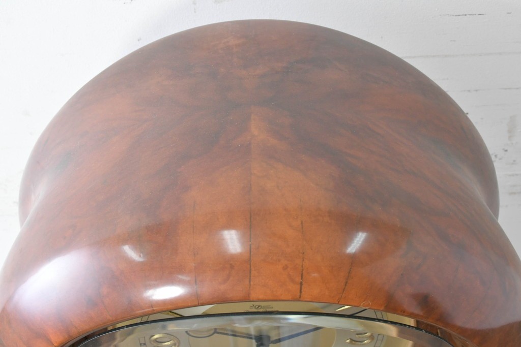 中古　イタリア製　Diamantini&Domeniconi(ディアマンティーニ・ドメニコーニ)　花意匠の象嵌が印象的なホールクロック　定価約150万円　(R-086782)