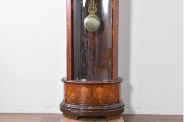 中古　イタリア製　Diamantini&Domeniconi(ディアマンティーニ・ドメニコーニ)　花意匠の象嵌が印象的なホールクロック　定価約150万円　(R-086782)