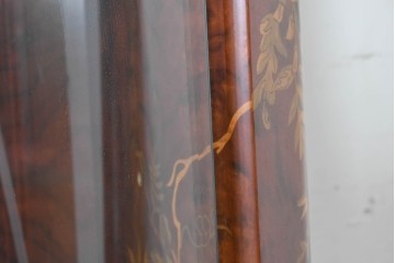 中古　イタリア製　Diamantini&Domeniconi(ディアマンティーニ・ドメニコーニ)　花意匠の象嵌が印象的なホールクロック　定価約150万円　(R-086782)