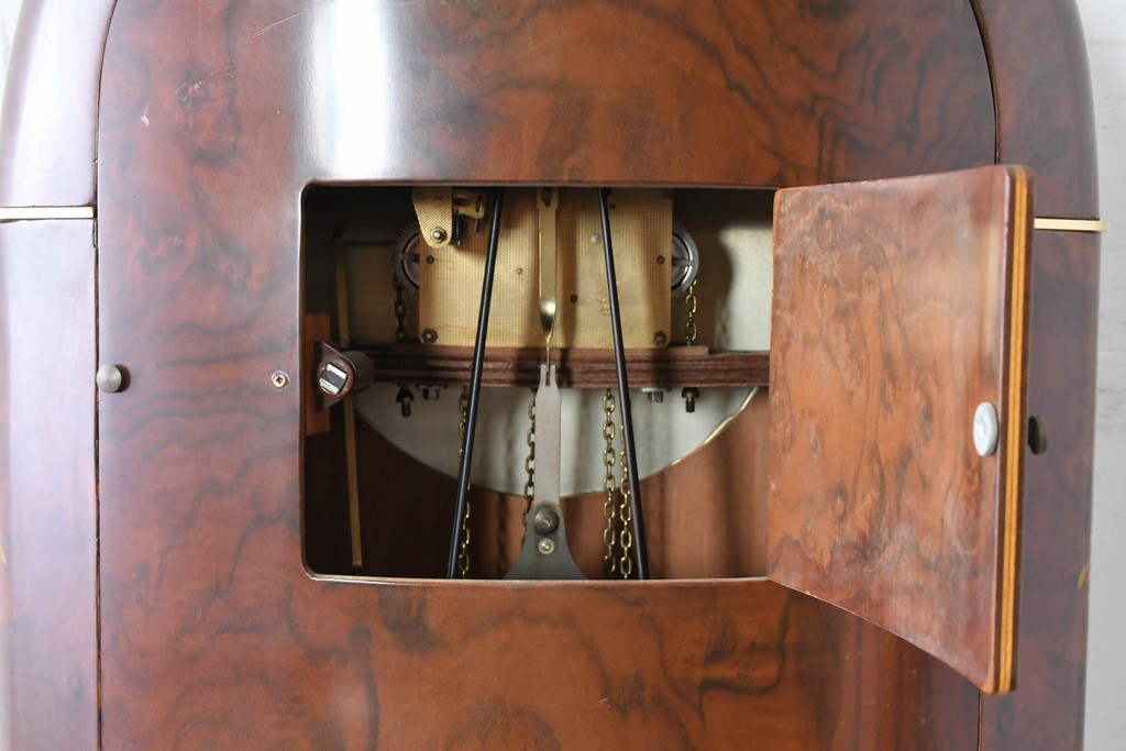 中古　イタリア製　Diamantini&Domeniconi(ディアマンティーニ・ドメニコーニ)　花意匠の象嵌が印象的なホールクロック　定価約150万円　(R-086782)