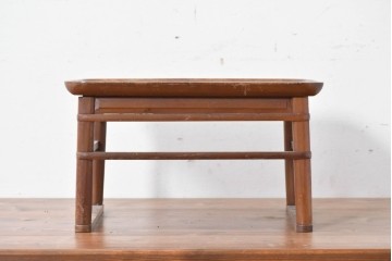 李朝　時代物　縁立ちの天板が使いやすい角膳　(R-086785)