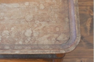 李朝　時代物　縁立ちの天板が使いやすい角膳　(R-086785)