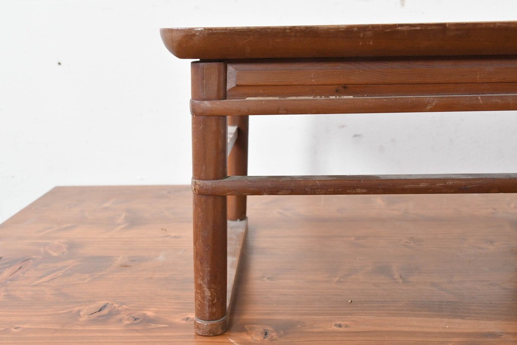 李朝　時代物　縁立ちの天板が使いやすい角膳　(R-086785)