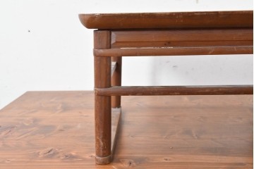 李朝　時代物　縁立ちの天板が使いやすい角膳　(R-086785)