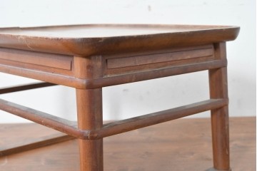 李朝　時代物　縁立ちの天板が使いやすい角膳　(R-086785)